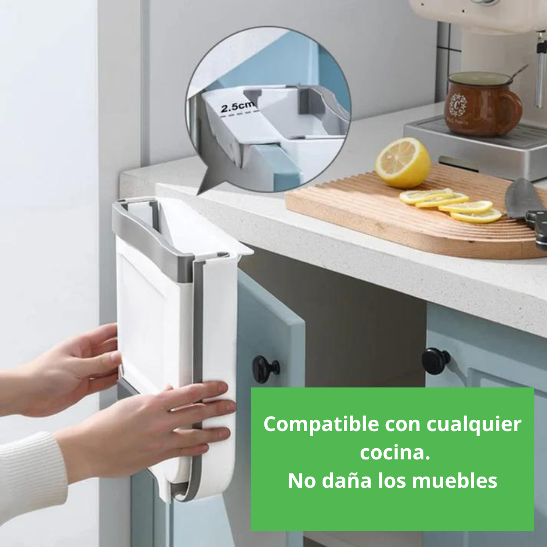 EcoClean™ Cubo de basura plegable