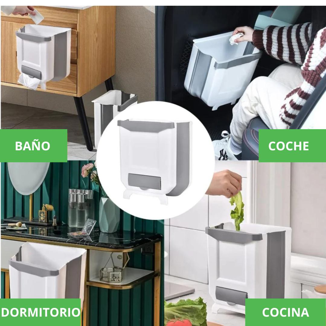 EcoClean™ Cubo de basura plegable